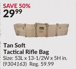 Princess Auto Tan Soft Tactical Rifle Bag offer