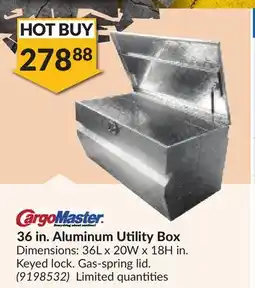 Princess Auto 36 in. Aluminum Utility Box offer