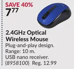 Princess Auto 2.4GHz Optical Wireless Mouse offer
