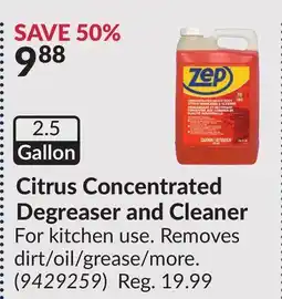 Princess Auto Citrus Concentrated Degreaser and Cleaner offer
