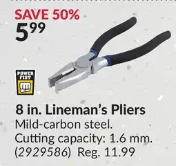 Princess Auto 8 in. Lineman's Pliers offer