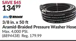 Princess Auto 3/8 in. x 50 ft Aramid-Braided Pressure Washer offer