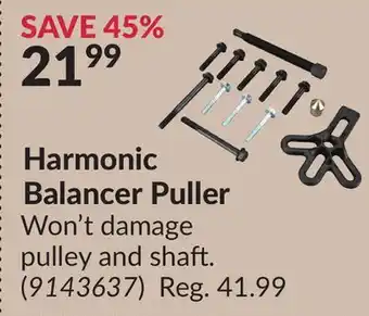 Princess Auto Harmonic Balancer Puller offer