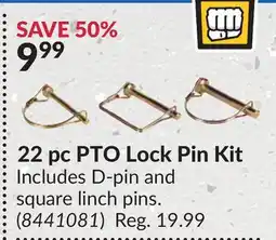 Princess Auto 22 pc PTO Lock Pin Kit offer