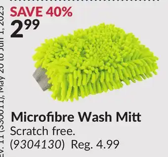 Princess Auto Microfibre Wash Mitt offer