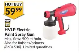 Princess Auto HVLP Electric Paint Spray Gun offer