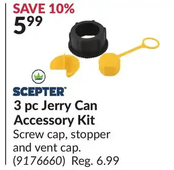 Princess Auto 3 pc Jerry Can Accessory Kit offer