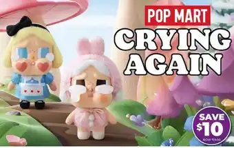 Showcase POP MART CRYING AGAIN offer