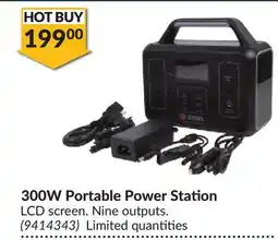 Princess Auto 300W Portable Power Station offer