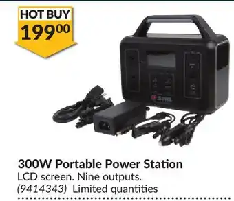 Princess Auto 300W Portable Power Station offer