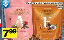 Supermarché PA GRAND GRANOLA LA FOURMI BIONIQUE | Granola offer