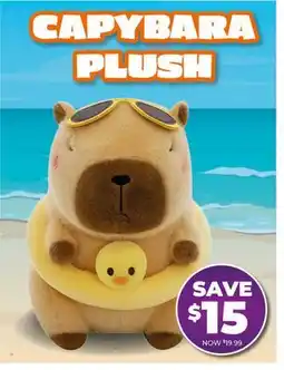Showcase Capybara 9 Kawaii Duck Floaty Plush offer