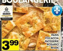 Supermarché PA BOULANGERIE PAINS PATISSERIE ROSARIO | Breads offer