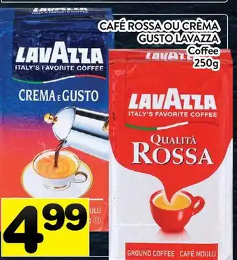 Supermarché PA CAFÉ ROSSA OU CRÈMA GUSTO LAVAZZA | COFFEE offer