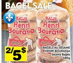 Supermarché PA BAGELS AU SÉSAME HENRI BOURASSA | SESAME BAGELS offer