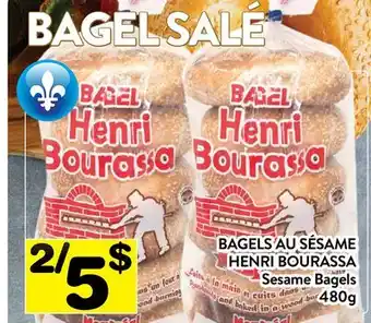 Supermarché PA BAGELS AU SÉSAME HENRI BOURASSA | SESAME BAGELS offer