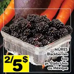 Supermarché PA MÛRES | BLACKBERRIES offer