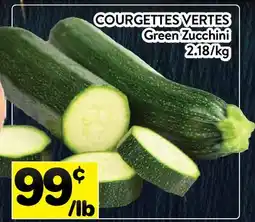 Supermarché PA COURGETTES VERTES | GREEN ZUCCHINI offer