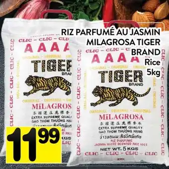 Supermarché PA RIZ PARFUMÉ AU JASMIN MILAGROSA TIGER BRAND | RICE offer