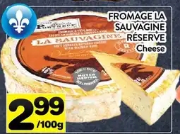 Supermarché PA FROMAGE LA SAUVAGINE RÉSERVE | Cheese offer
