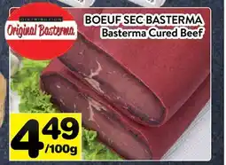 Supermarché PA BOEUF SEC BASTERMA | BASTERMA CURED BEEF offer
