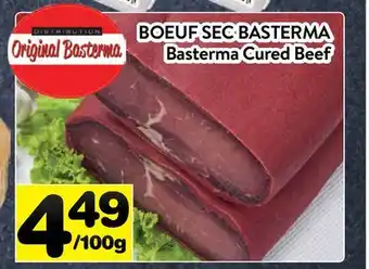 Supermarché PA BOEUF SEC BASTERMA | BASTERMA CURED BEEF offer