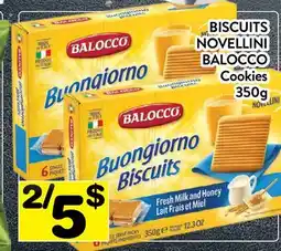 Supermarché PA BISCUITS NOVELLINI BALOCCO | COOKIES offer