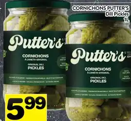 Supermarché PA CORNICHONS PUTTER'S | Dill Pickles offer