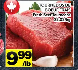 Supermarché PA TOURNEDOS DE BOEUF FRAIS | FRESH BEEF TOURNEDOS offer
