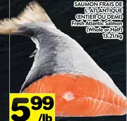 Supermarché PA SAUMON FRAIS DE L' ATLANTIQUE | Fresh Atlantic Salmon offer