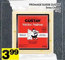 Supermarché PA FROMAGE SUISSE GUSTAV | Swiss Cheese offer