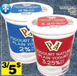 Supermarché PA YOGOURTS PA | YOGURTS offer