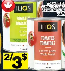 Supermarché PA TOMATES EN CONSERVE ILIOS | Canned Tomatoes offer