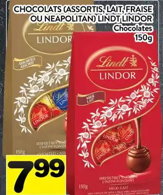 Supermarché PA CHOCOLATS LINDT LINDOR | Chocolates offer