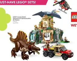 Toys R us LEGO Jurassic World Spinosaurus Quetzalcoatlus Air Mission offer