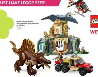 Toys R us LEGO Jurassic World Spinosaurus Quetzalcoatlus Air Mission offer