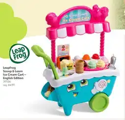 Toys R us LeapFrog Scoop & Learn Ice Cream Cart - English Edition offer