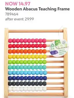 Toys R us Early Learning Centre Wooden Abacus Teaching Frame offer