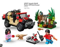 Toys R us LEGO Jurassic World Raptor Off-Road Escape offer