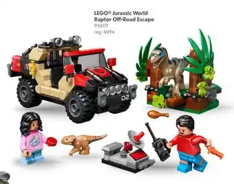 Toys R us LEGO Jurassic World Raptor Off-Road Escape offer