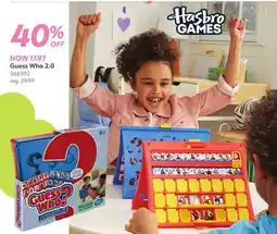 Toys R us Hasbro Guess Who 2.0 offer