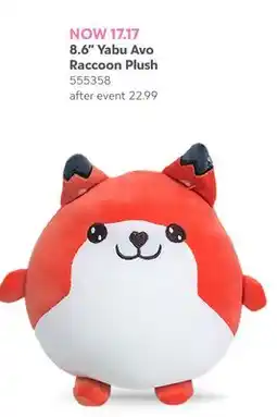 Toys R us Everest 8.6 Yabu Avo Raccoon Plush offer