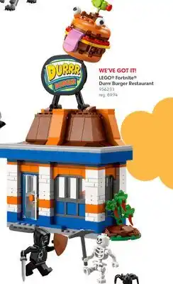 Toys R us LEGO Fortnite Durrr Burger Restaurant offer