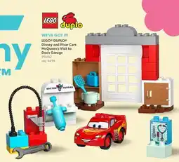 Toys R us LEGO DUPLO Disney and Pixar Cars McQueen's Visit to Doc's Garage offer