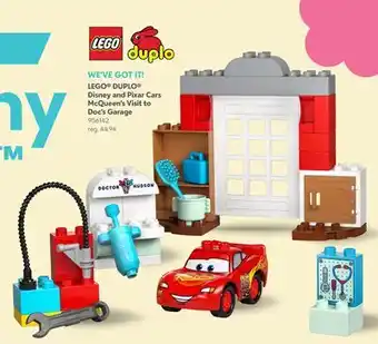 Toys R us LEGO DUPLO Disney and Pixar Cars McQueen's Visit to Doc's Garage offer