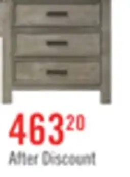 The Brick Levi Bedside 3-Drawer Dresser, 30W x 30H, Wood - Drift Grey offer