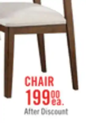 The Brick Vale Dining Chair with Polyester Fabric, Wood, Ladder-back - Brown & Beige offer