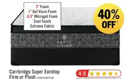 The Brick Scott Living Carrbridge Eurotop Firm Queen Mattress offer