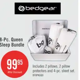 The Brick BG by BEDGEAR 8-Piece Queen Sleep Bundle offer