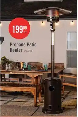 The Brick Bond Brushed Bronze Propane Patio Heater - 52156 offer
